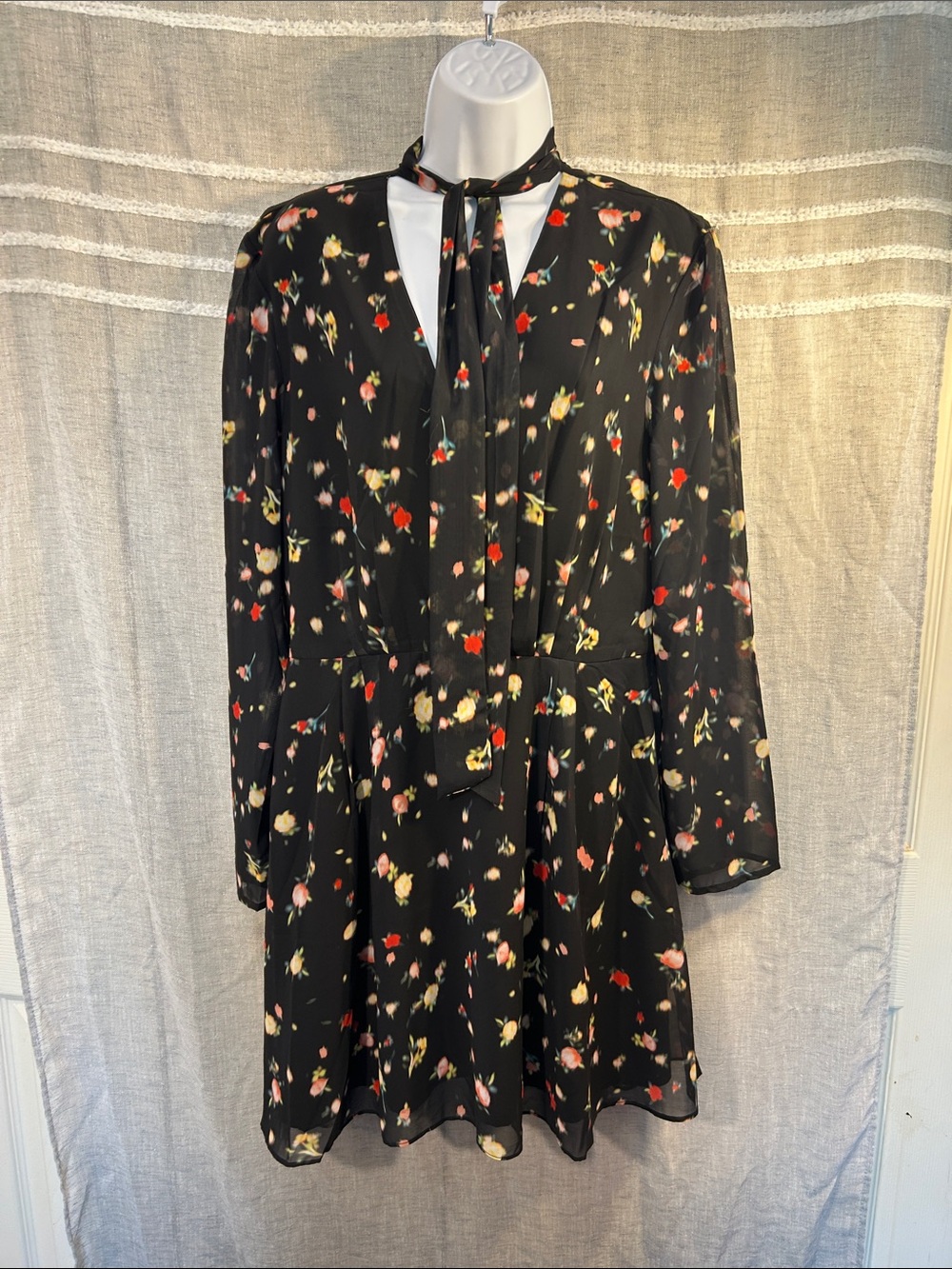 Steve Madden Black Floral Women's Dress